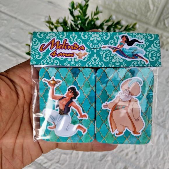 Kit 15 Lembrancinhas Jogo da Memória Personalizado Jasmine