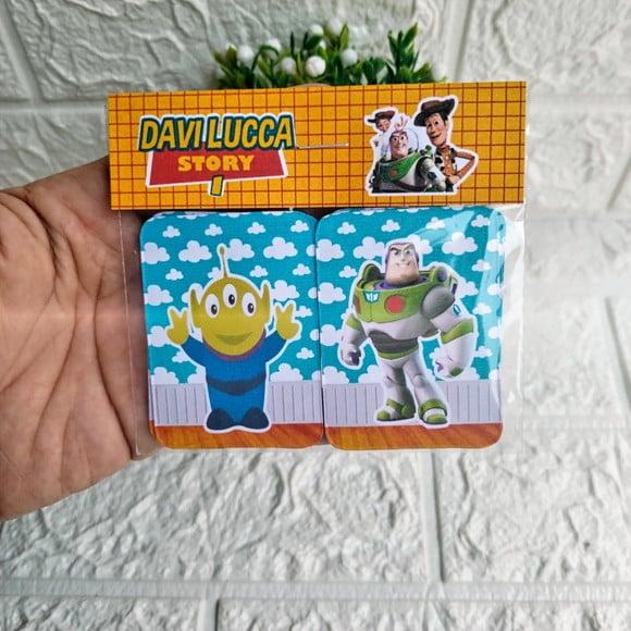 Kit 15 Lembrancinhas Jogo da Memória Personalizado Toy Story