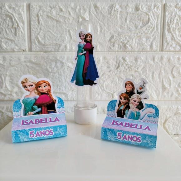 Kit 20 Caixas Lembrancinhas Personalizadas Frozen