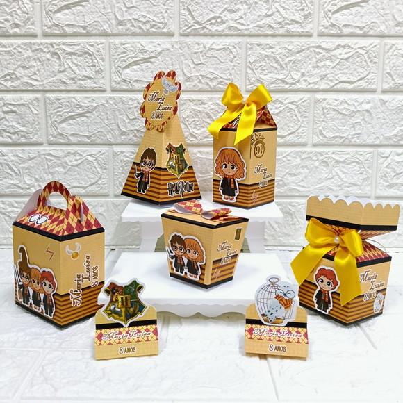 Kit 20 Caixas Lembrancinhas Personalizadas Harry Potter
