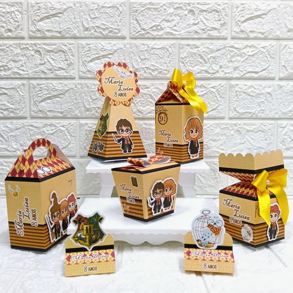 Kit 20 Caixas Lembrancinhas Personalizadas Harry Potter