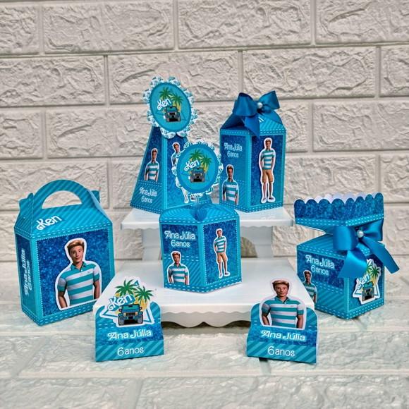 Kit 20 Caixas Lembrancinhas Personalizadas Ken