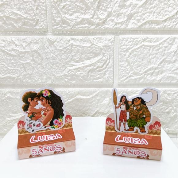 Kit 20 Caixas Lembrancinhas Personalizadas Moana 2