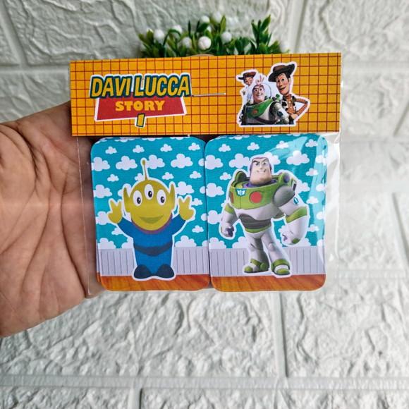 Kit 20 Lembrancinhas Jogo da Memória Personalizado Toy Story
