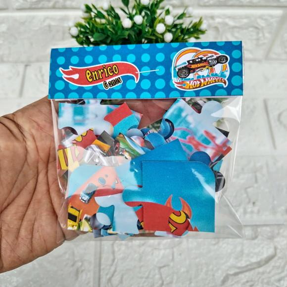 Kit 20 Quebra-cabeça Lembrancinha Todos os Temas