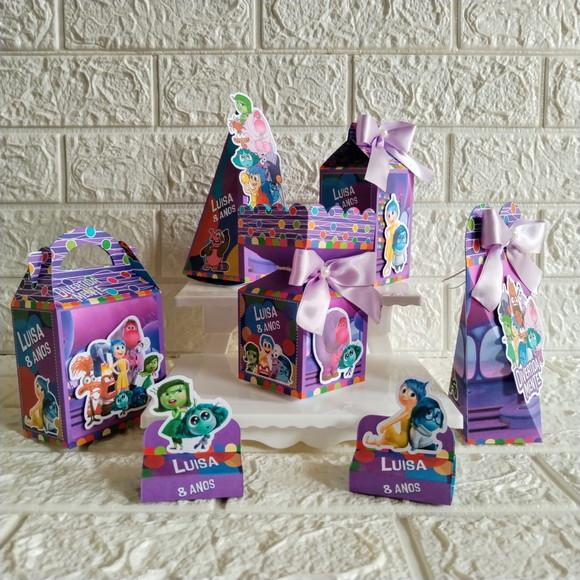 Kit 25 Caixas Lembrancinhas Personalizadas Divertidamente