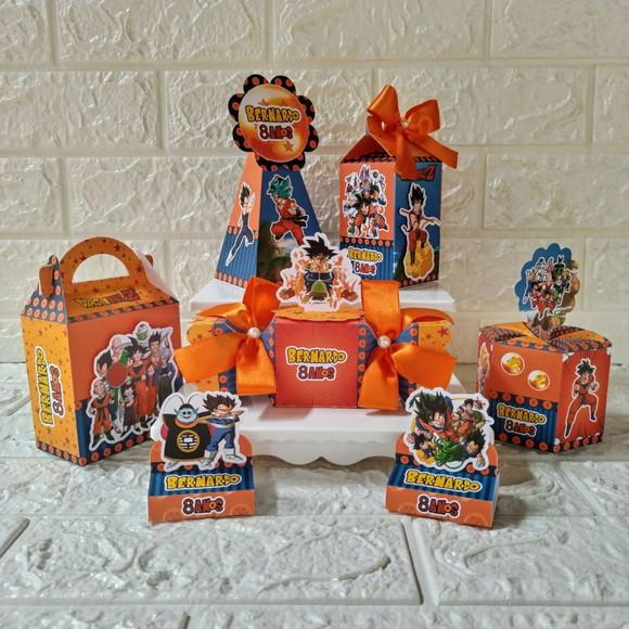 Kit 25 Caixas Personalizadas Dragon Ball Z
