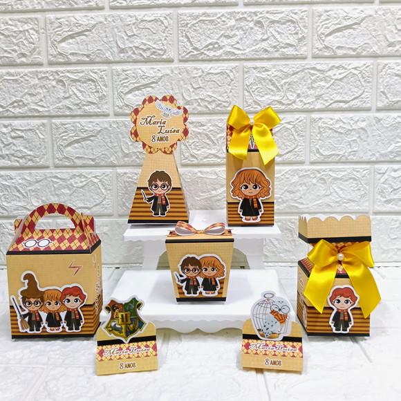 Kit 30 Caixas Lembrancinhas Personalizadas Harry Potter