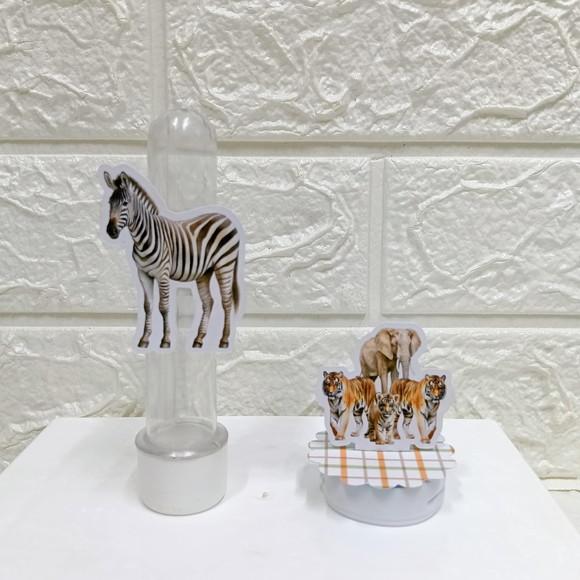 Kit 30 Caixas Lembrancinhas Personalizadas Sabana Africana