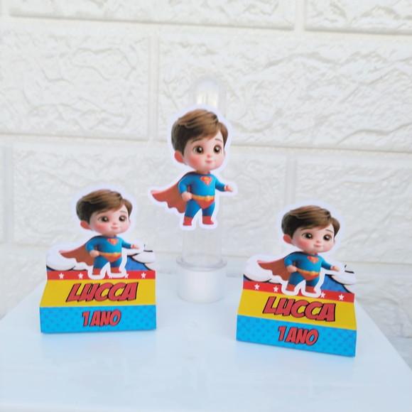 Kit 30 Caixas Lembrancinhas Personalizadas Super Homem Cute