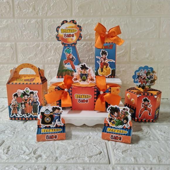 Kit 30 Caixas Personalizadas Dragon Ball Z