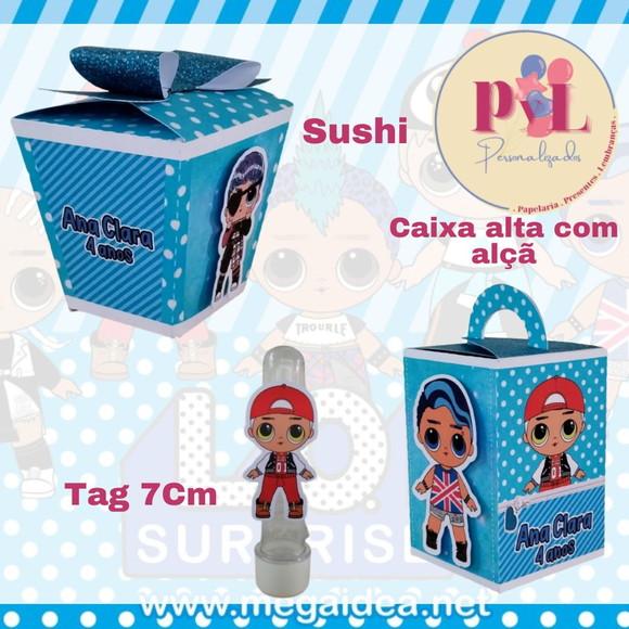 Kit 30 Peças Lembrancinha Personalizadas Lol Surprise Menino