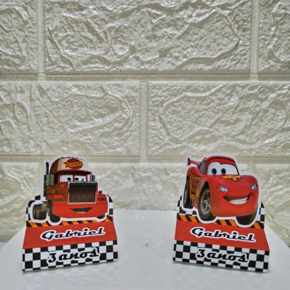 Kit 45 Peças Lembrancinhas Cars Relâmpago Mcqueen