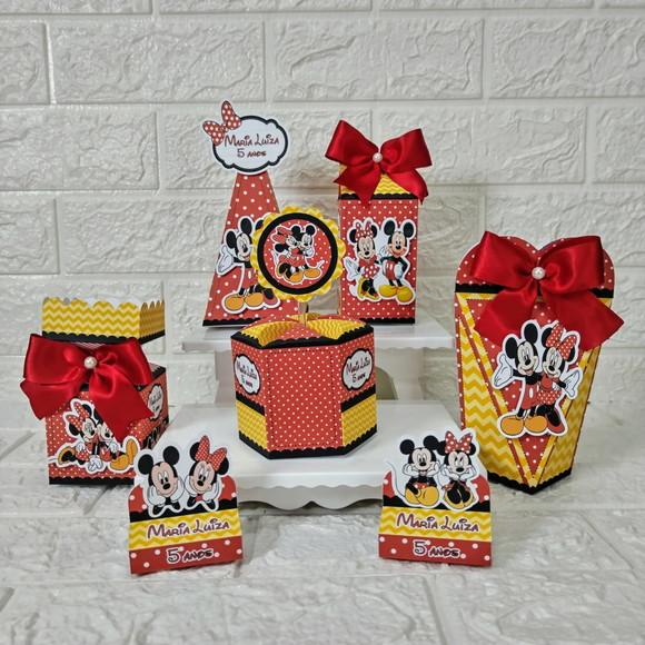 Kit 45 Peças Lembrancinhas Mickey e Minnie
