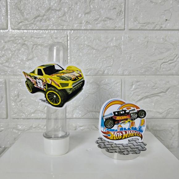 Kit 45 Peças Lembrancinhas Personalizadas Hotwheels