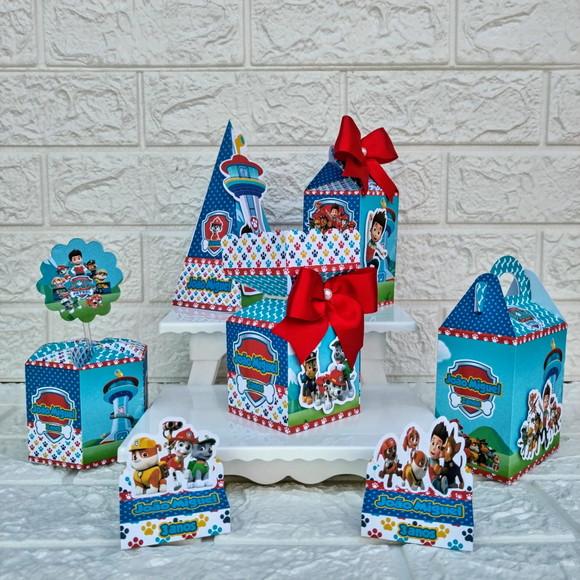 Kit 45 Peças Lembrancinhas Personalizadas Patrulha Canina