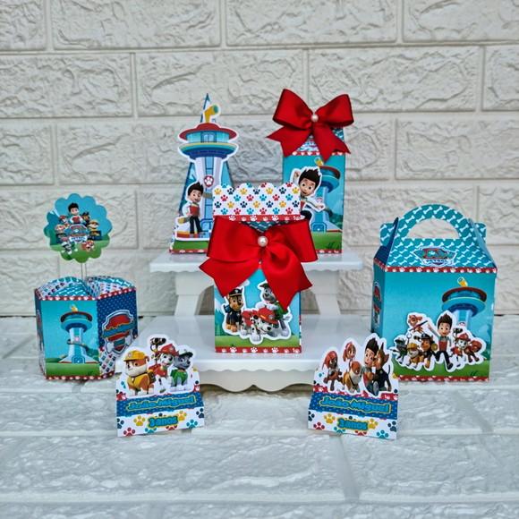 Kit 45 Peças Lembrancinhas Personalizadas Patrulha Canina