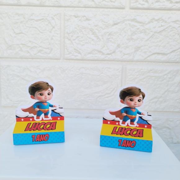 Kit 45 Peças Lembrancinhas Personalizadas Super Homem Cute