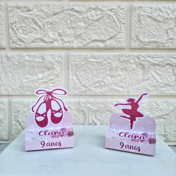 Kit 46 Peças Lembrancinhas Bailarina Ballet Silueta
