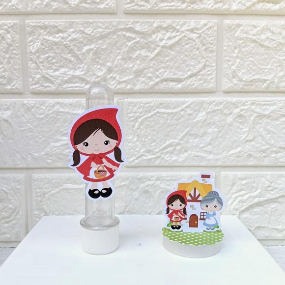 Kit 46 Peças Lembrancinhas Chapeuzinho Vermelho