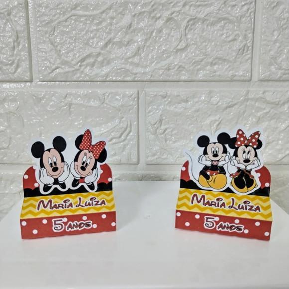 Kit 46 Peças Lembrancinhas Mickey e Minnie