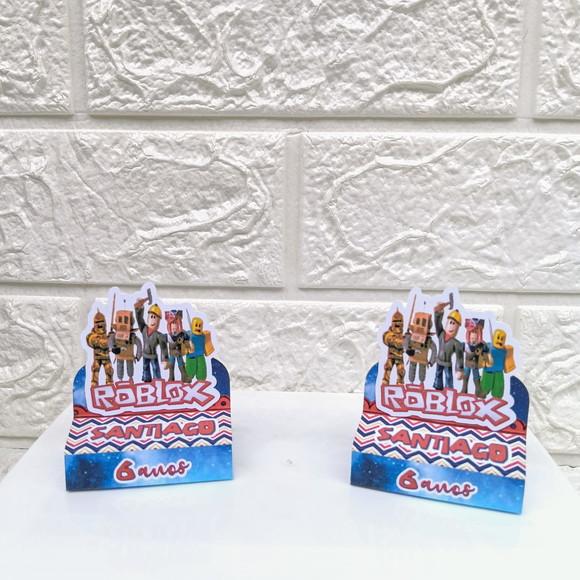 Kit 46 Peças Lembrancinhas Personalizadas Roblox Menino