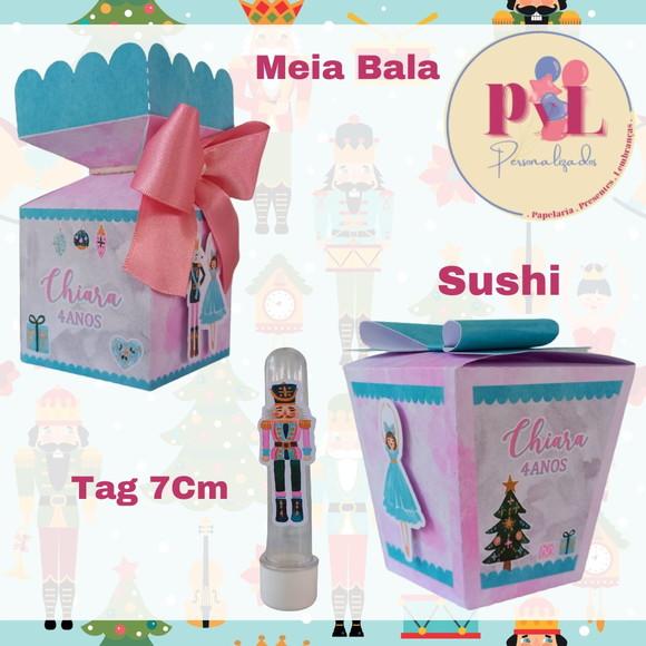 Kit 46 Peças Lembrancinhas Quebra Nozes Bailarina