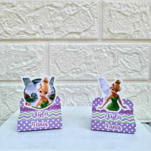 Kit 50 Caixas Lembrancinhas Personalizadas Tinkerbell Sininh