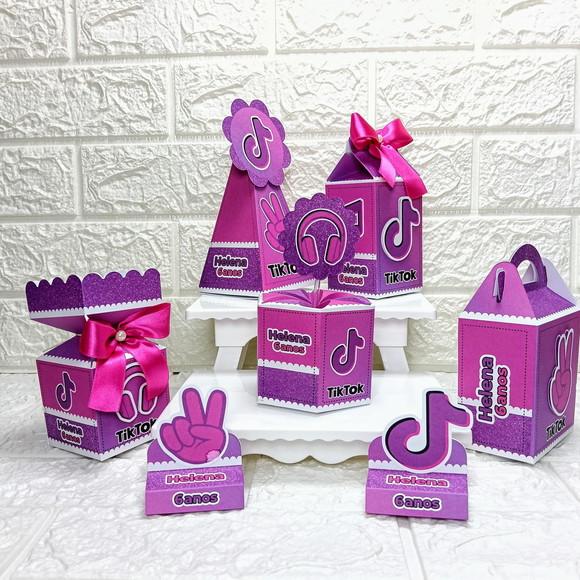 Kit 50 Caixas Tik Tok