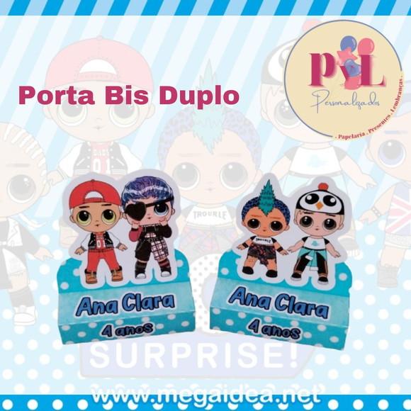 Kit 60 Peças Lembrancinha Personalizadas Lol Surprise Menino