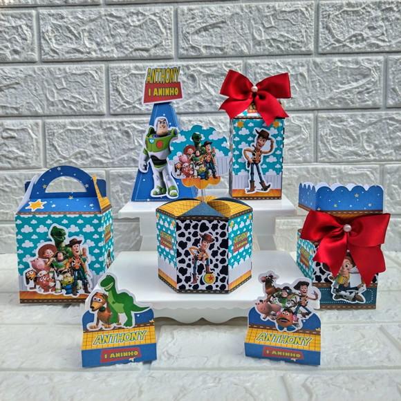 Kit 60 Peças Lembrancinhas Personalizadas Toy Story