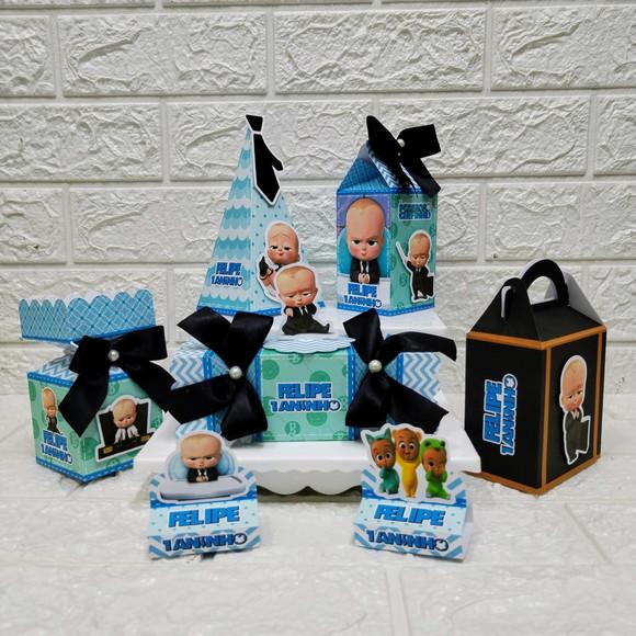 Kit 75 Peças Lembrancinha Personalizadas o Poderoso Chefinho