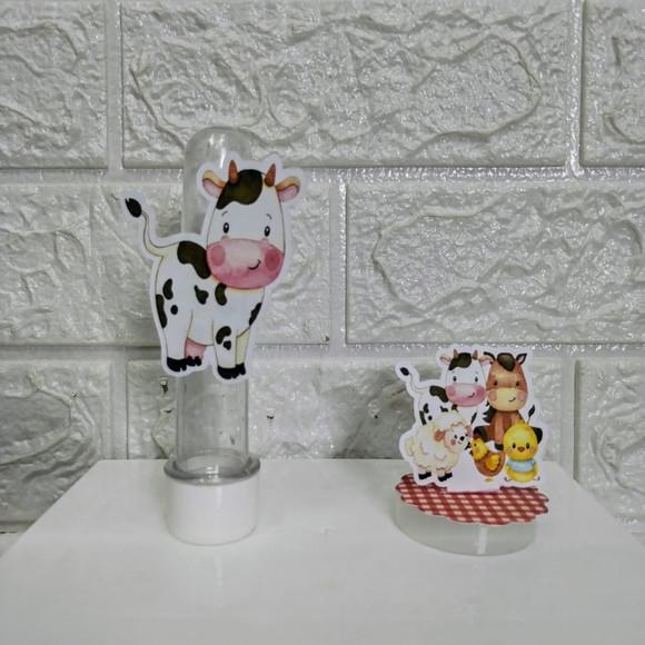 Kit 75 Peças Lembrancinhas Personalizadas Fazendinha Vermelh