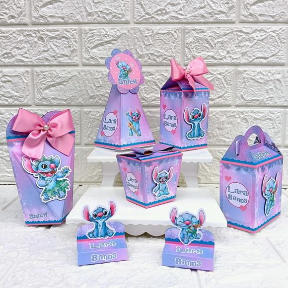 Kit 75 Peças Lembrancinhas Personalizadas Stitch