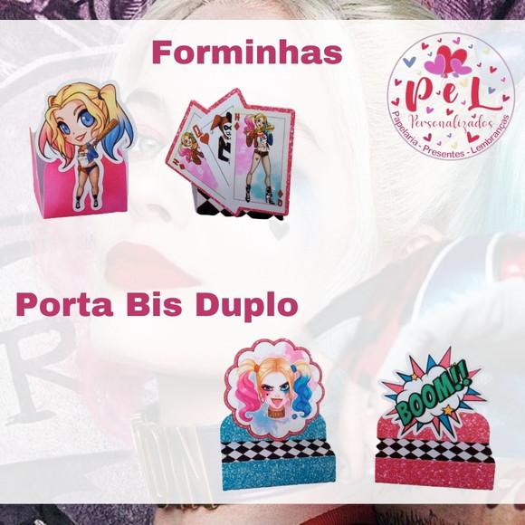 Kit: 18 Lembrancinhas Personalizadas Arlequina