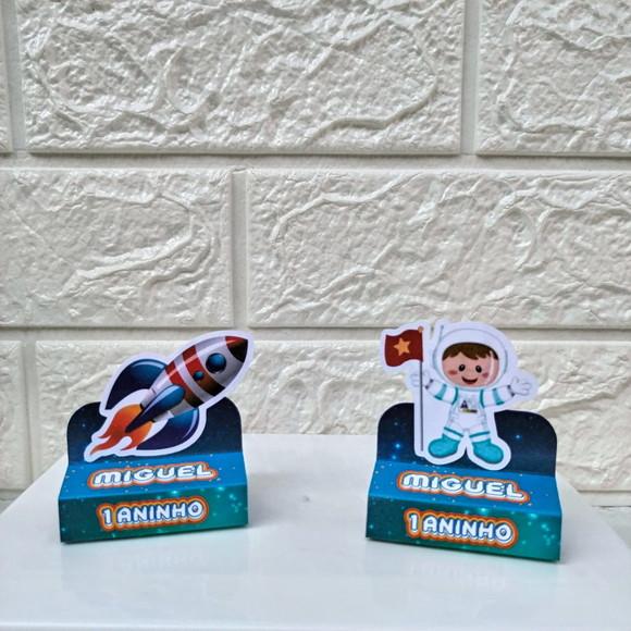 Kit: 30 Peças Lembrancinhas Personalizadas Astronauta