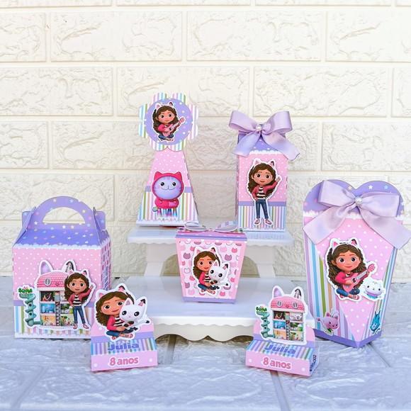 Kit: 30 Peças Lembrancinhas Personalizadas Casa Magica Gaby
