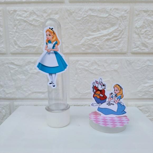 Kit: 45 Peças Lembrancinhas Alice no Pais das Maravilhas