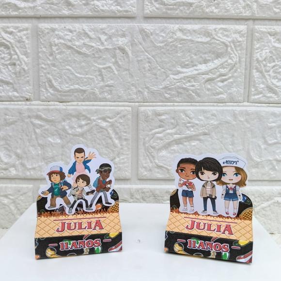 Kit: 45 Peças Lembrancinhas Personalizadas Stranger Things