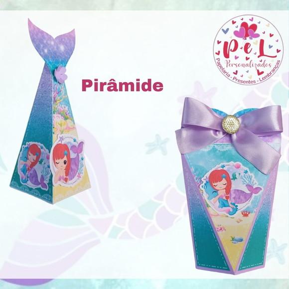 Kit: 60 Peças Lembrancinhas Personalizadas Sereia