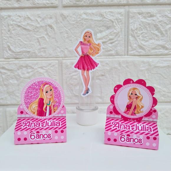 Kit: 75 Peças Lembrancinhas Personalizadas Barbie