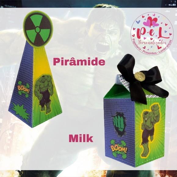 Kit: 75 Peças Lembrancinhas Personalizadas Hulk