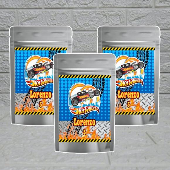 Saquinho Metalizado (p) Hotwheels