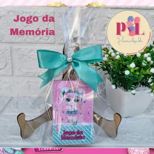 Jogo da Memória - Lembrancinha de Aniversário Lol Surprise
