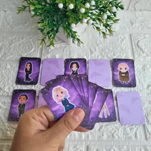 Kit 10 Lembrancinhas Jogo da Memória Personalizado Wandinha