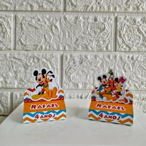 Kit 110 Peças Lembrancinhas Personalizadas a Turma do Mickey