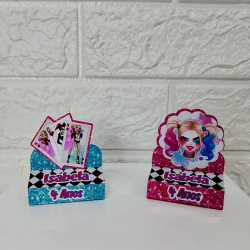 Kit 110 Peças Lembrancinhas Personalizadas Arlequina