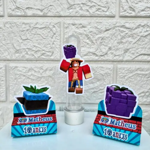 Kit 110 Peças Lembrancinhas Personalizadas Blox Fruit