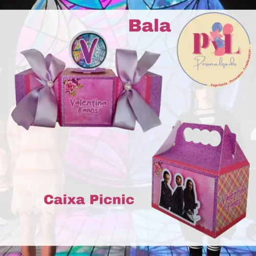 Kit 110 Peças Lembrancinhas Personalizadas Enid Wandinha