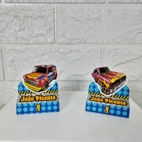 Kit 110 Peças Lembrancinhas Personalizadas Hotwheels